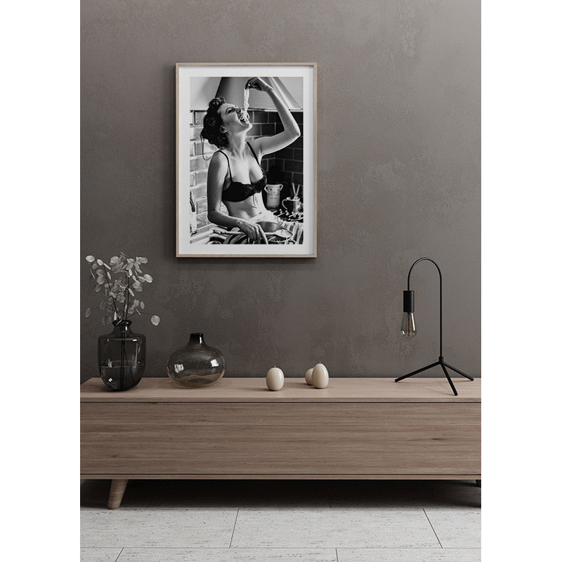 Poster Gallerix Playing With Spaghetti