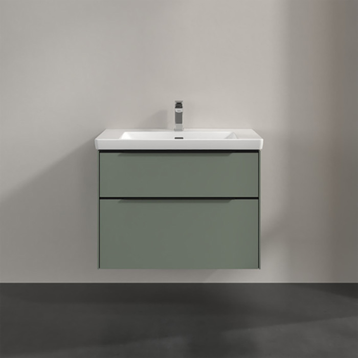 Tvättställsskåp Villeroy & Boch Subway 3.0 med 2 Lådor