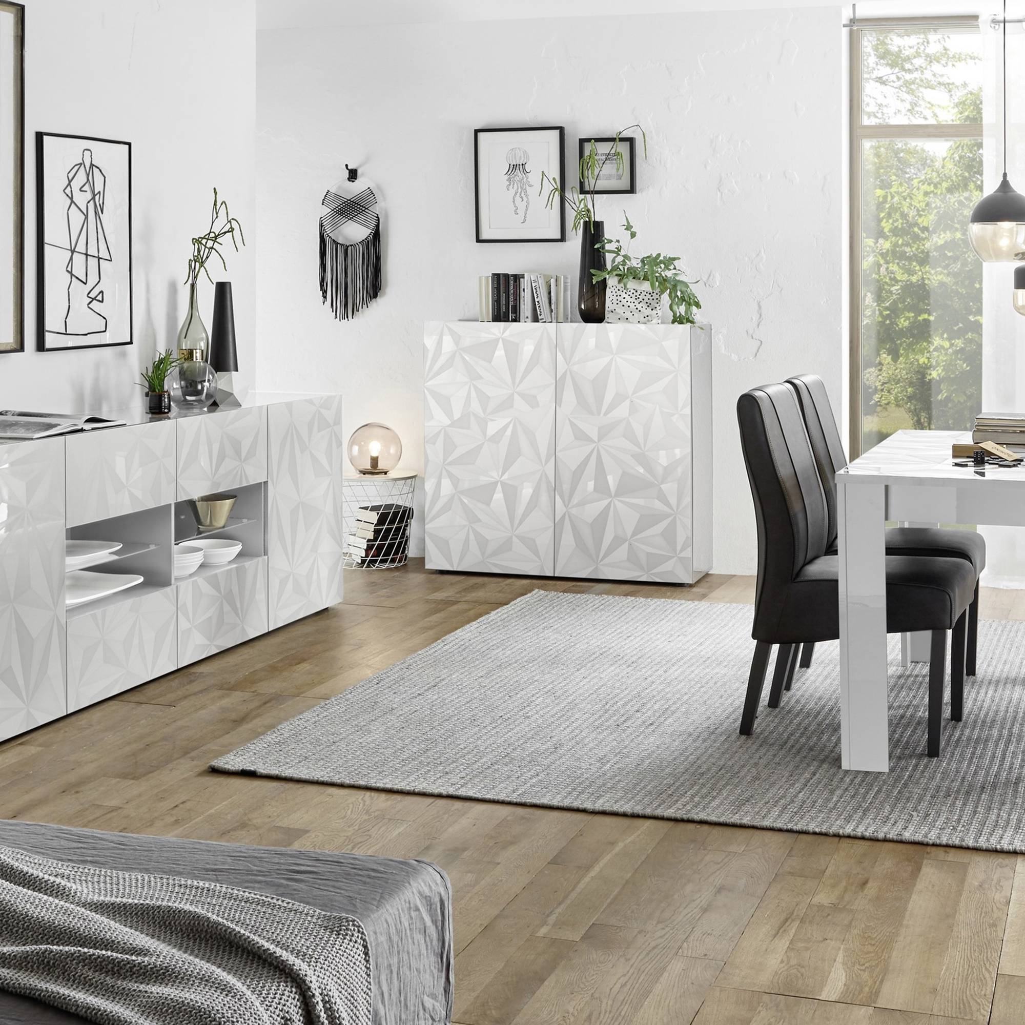 Skänk LC Spa Fasett 241 cm Vit