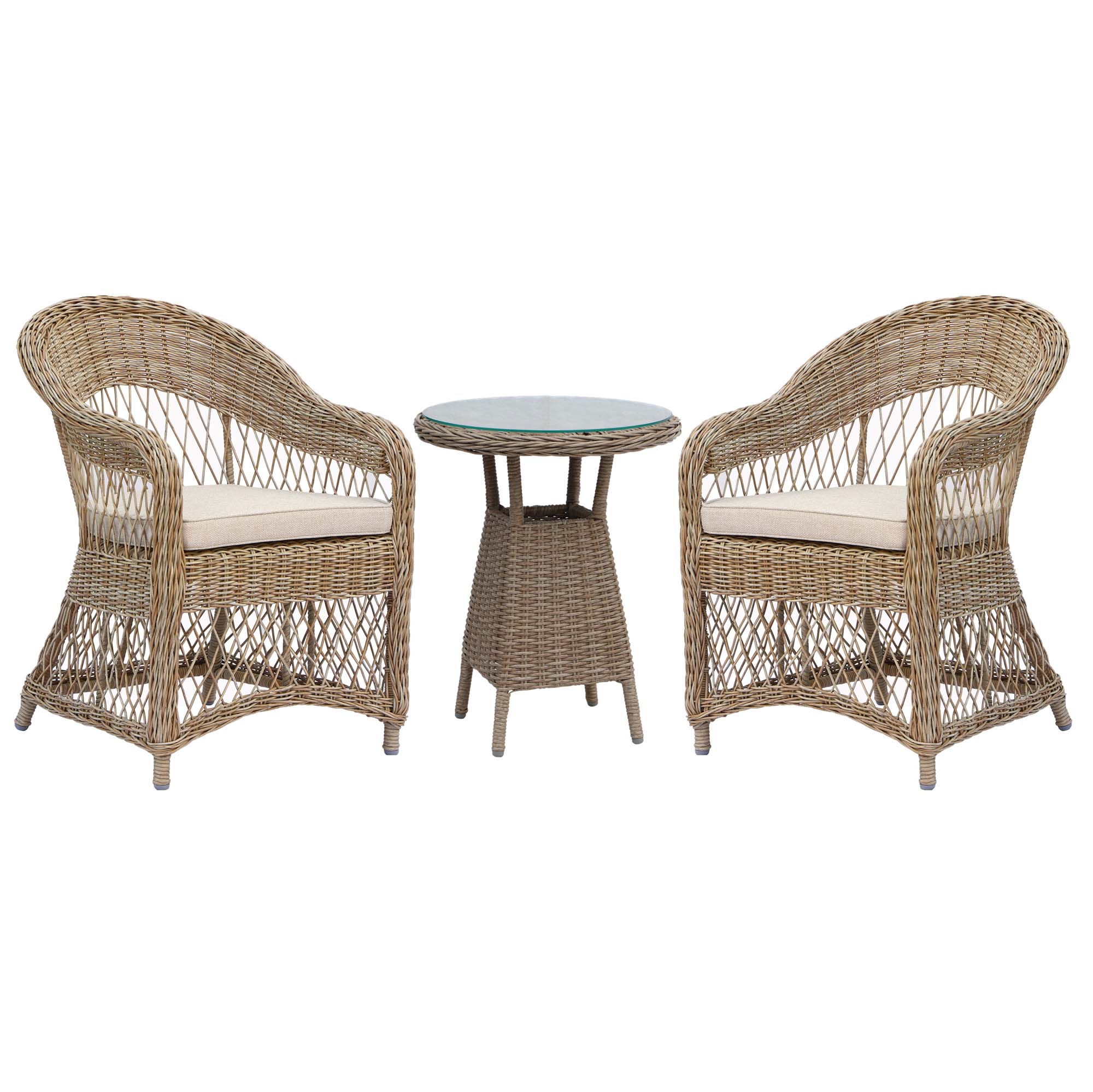 Trädgårdsfåtölj Baltic Garden Merida 2-pack