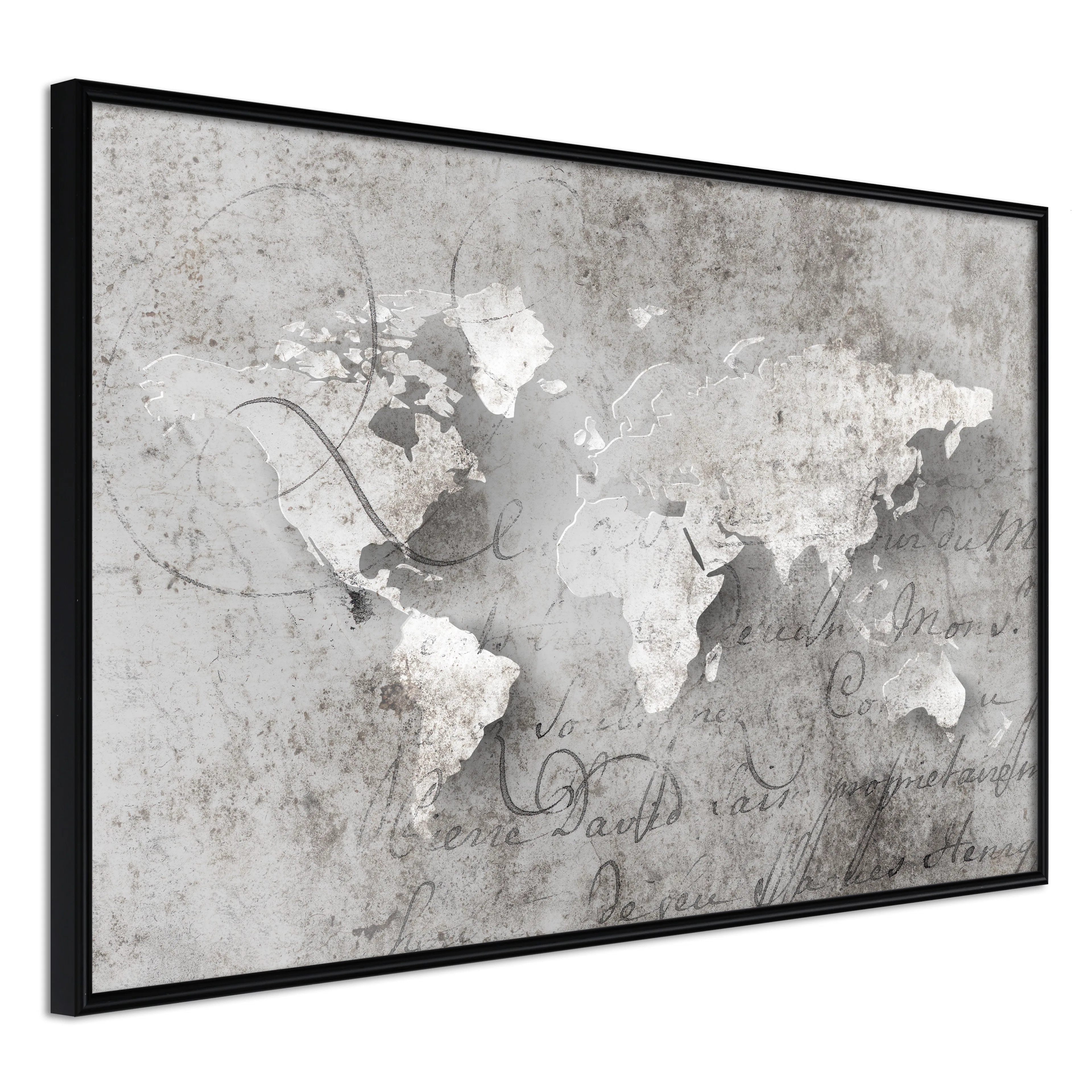 Affisch - Poetry World [Poster] 30x20 Svart ram, 30x20 cm