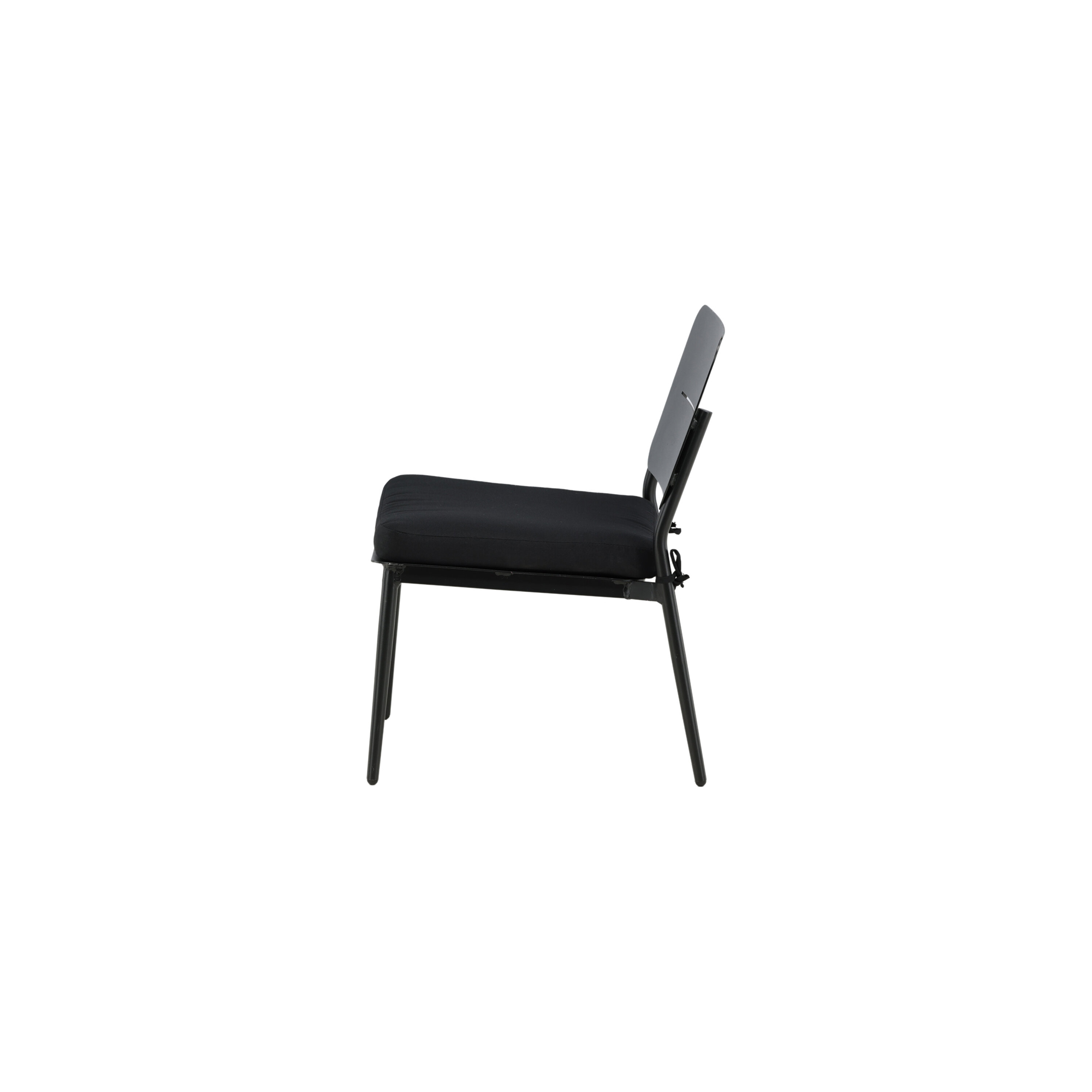 Lina lounge Chair - Black / Black Cushion Svart