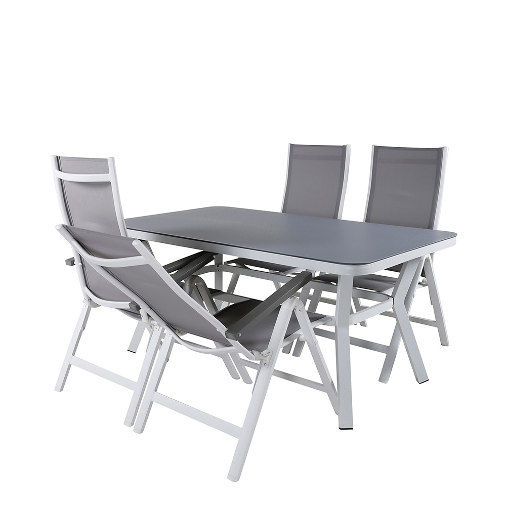 Matgrupp Venture Home Vyn med 4 Arz Matstolar