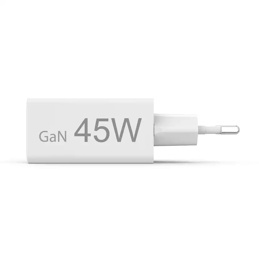 Laddare HAMA 1x USB-C 1x USB-A GaN 45W Vit