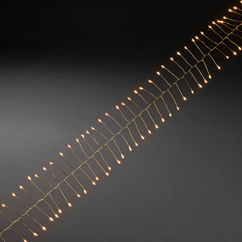 Ljusslinga Gnosjö Konstsmide Microcluster Amber LED 200L