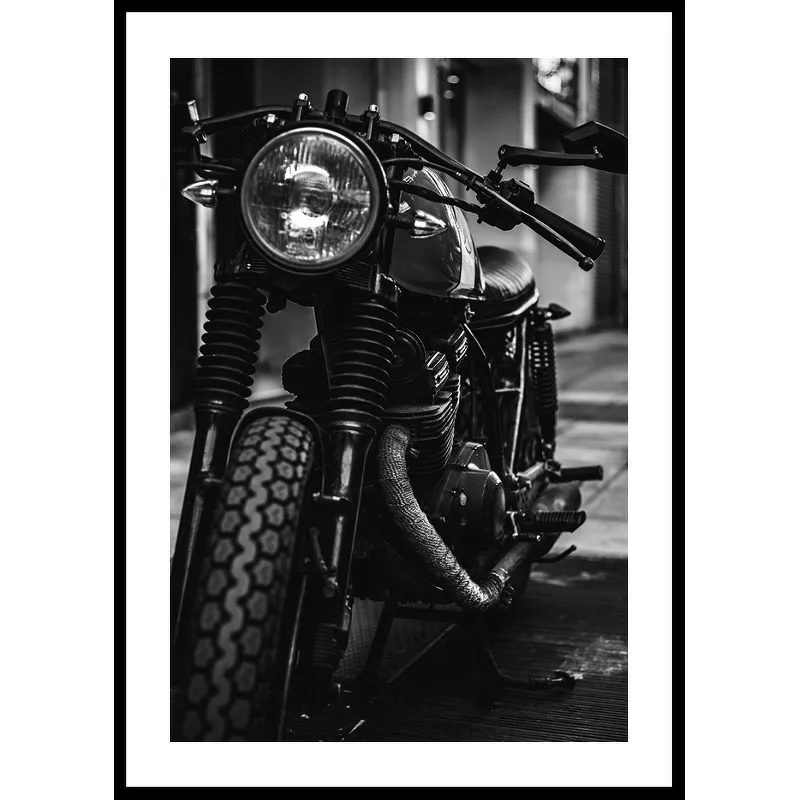 Black Motorcycle 70x100 70x100 cm