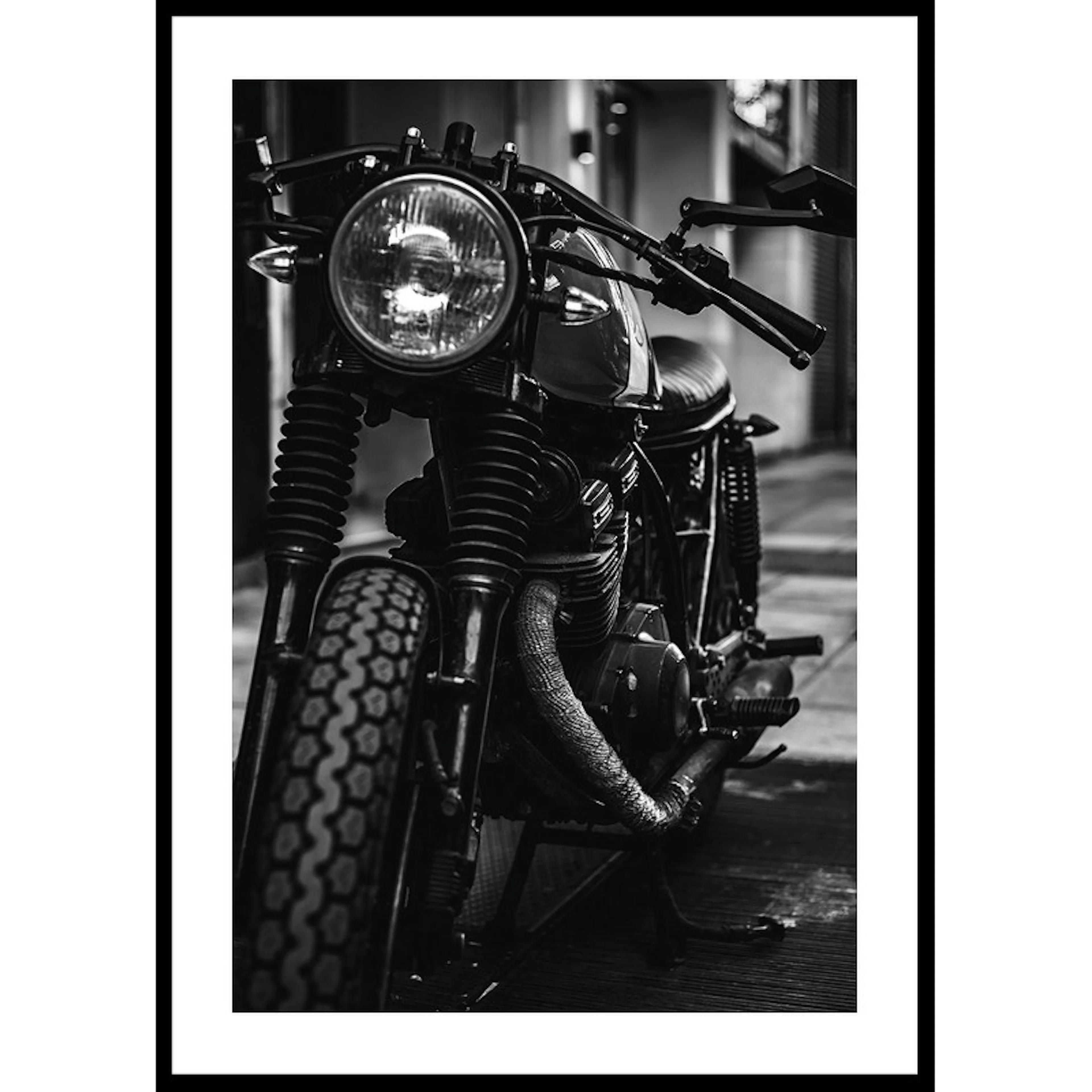 Black Motorcycle 70x100 70x100 cm