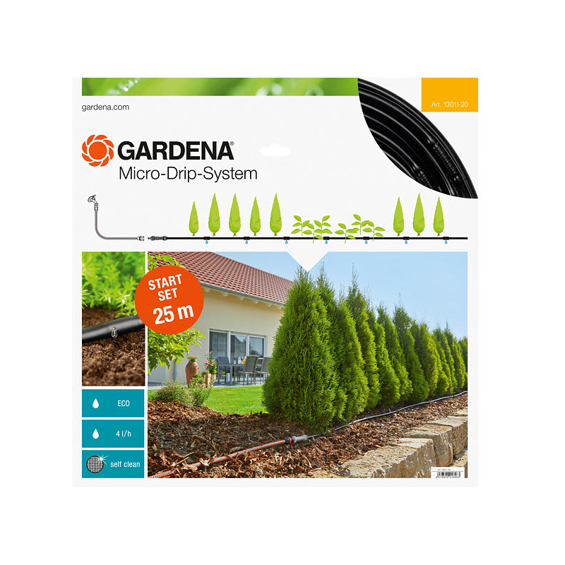 Bevattningsstartset Gardena Micro-Drip-System M för Plantrader utan Timer 2022