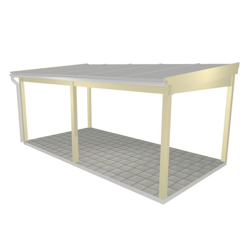 Uterumsstomme  Skimmra  B 5645 x D 2930mm med Mittstolpe B 5645 x D 2930 mm