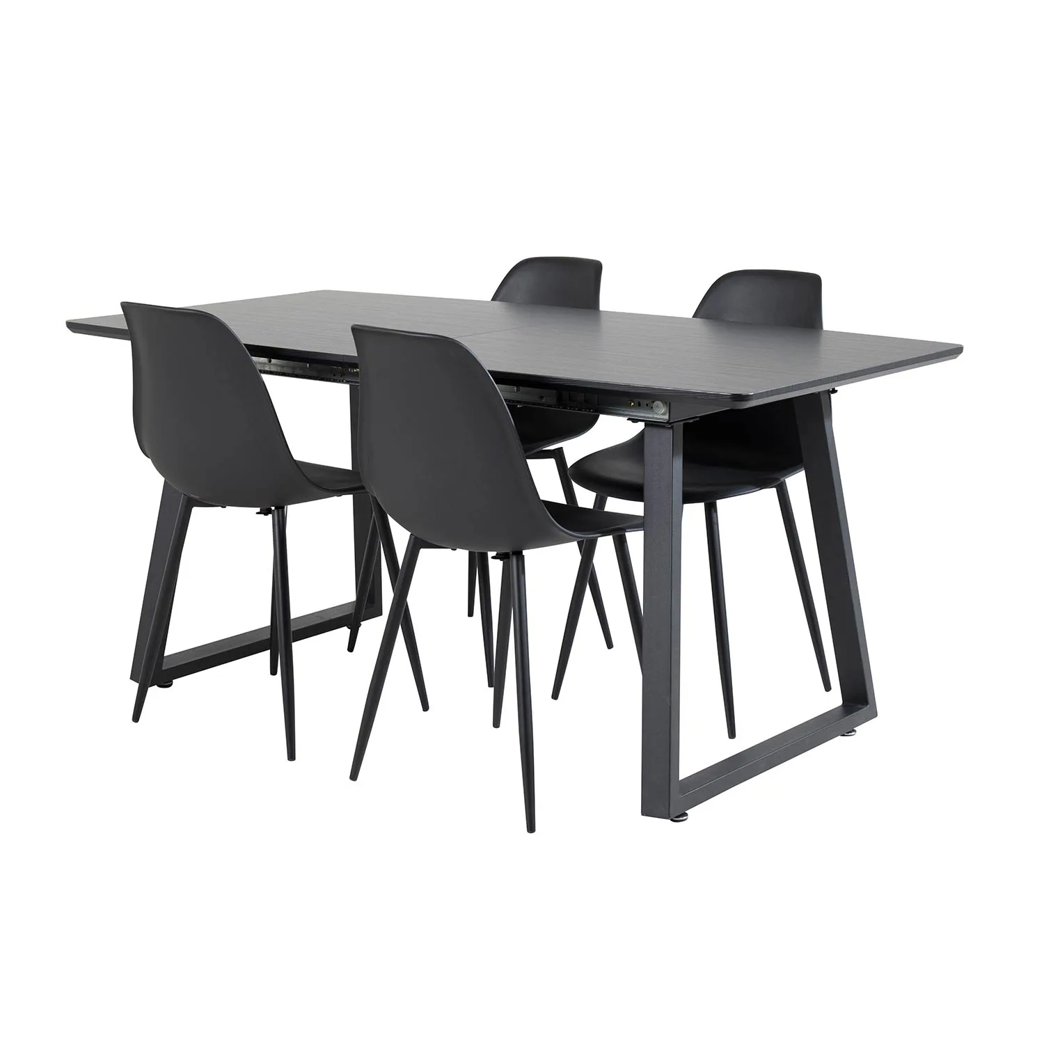 Matgrupp Venture Home Ina med 4 Pop Stolar