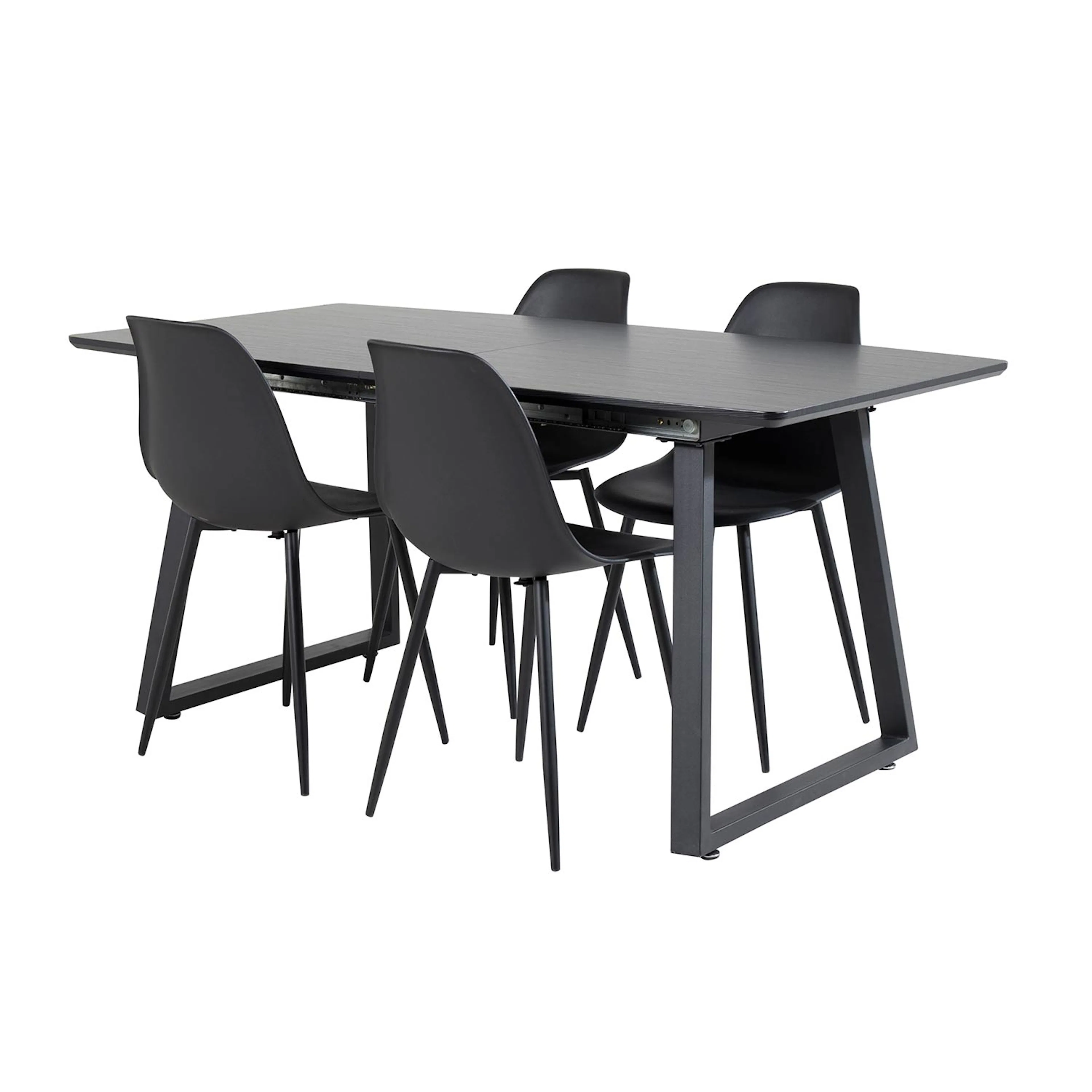 Matgrupp Venture Home Ina med 4 Pop Stolar