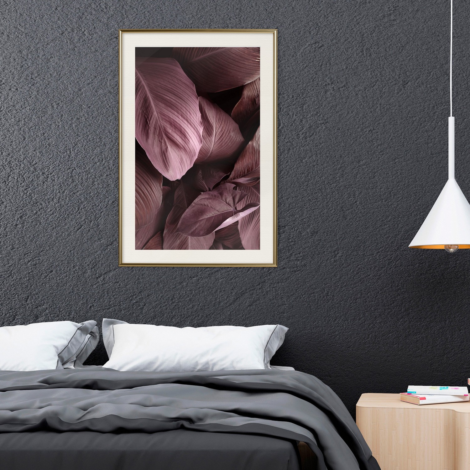 Poster Artgeist Affisch Velvet Leaves