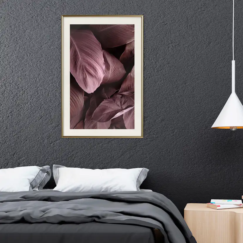 Poster Artgeist Affisch Velvet Leaves