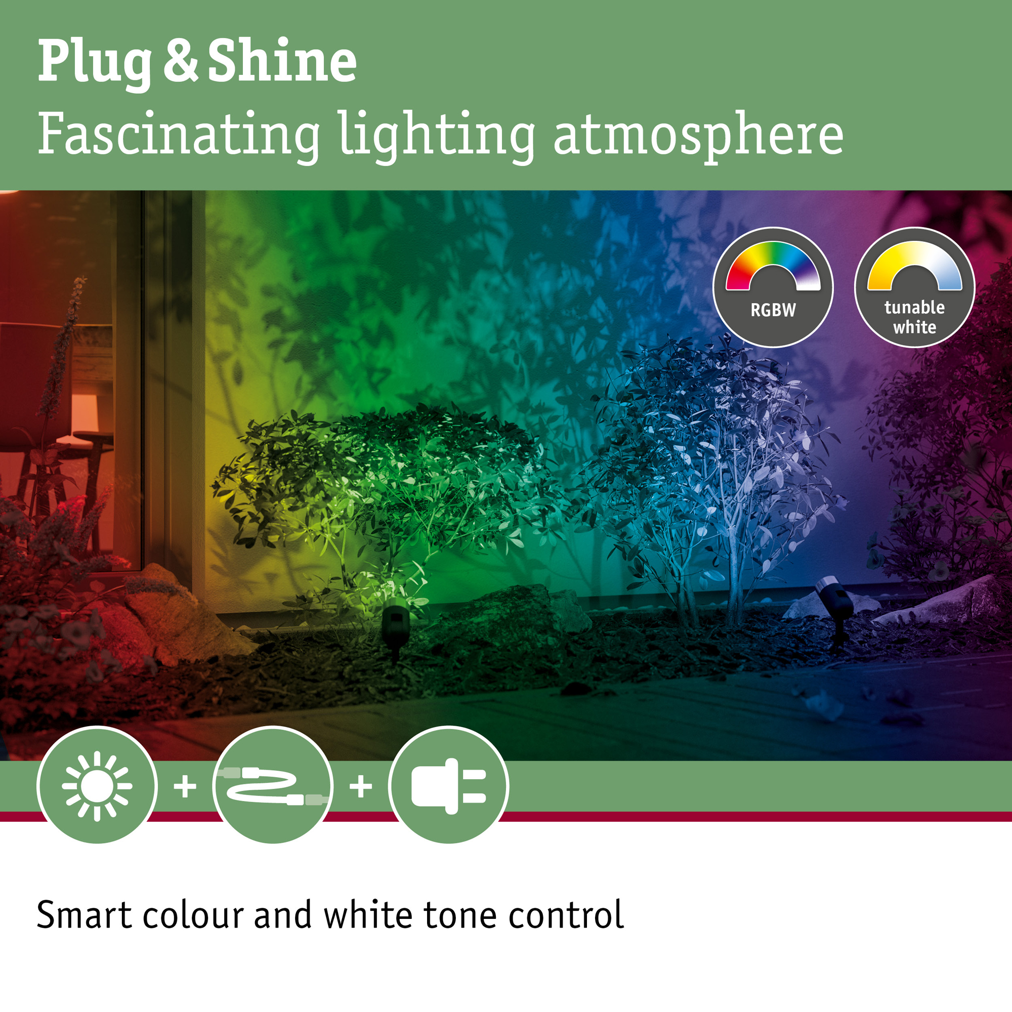 Spotlight Paulmann Pike Plug & Shine LED  Smart Home Zigbee 3.0 Pike IP65 24V