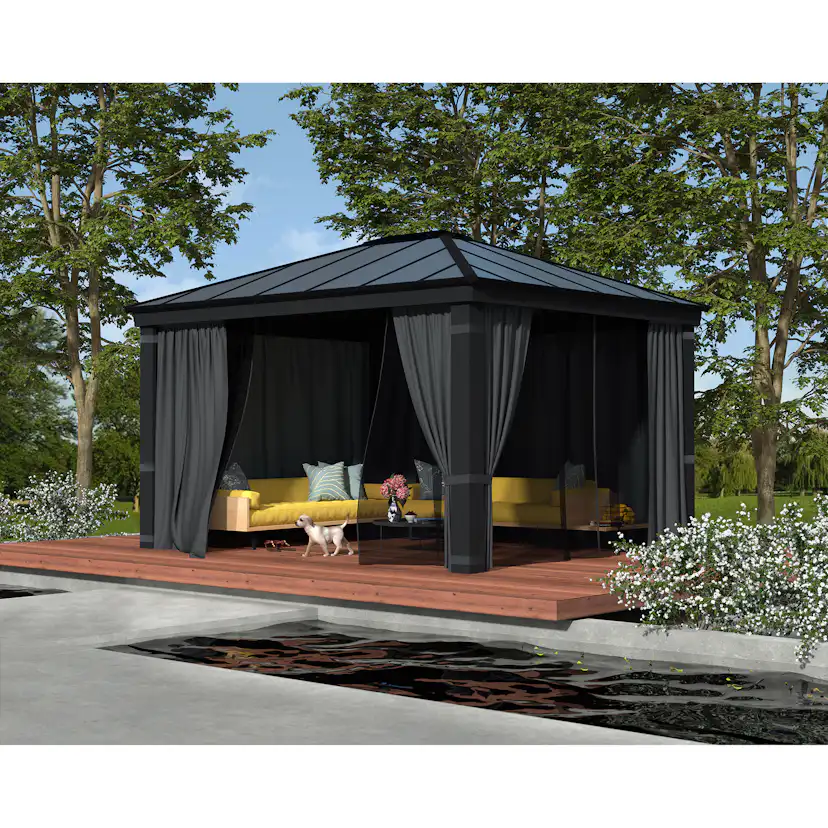 Canopia Dallas Hardtop Aluminium Paviljong För Hela Säsongen