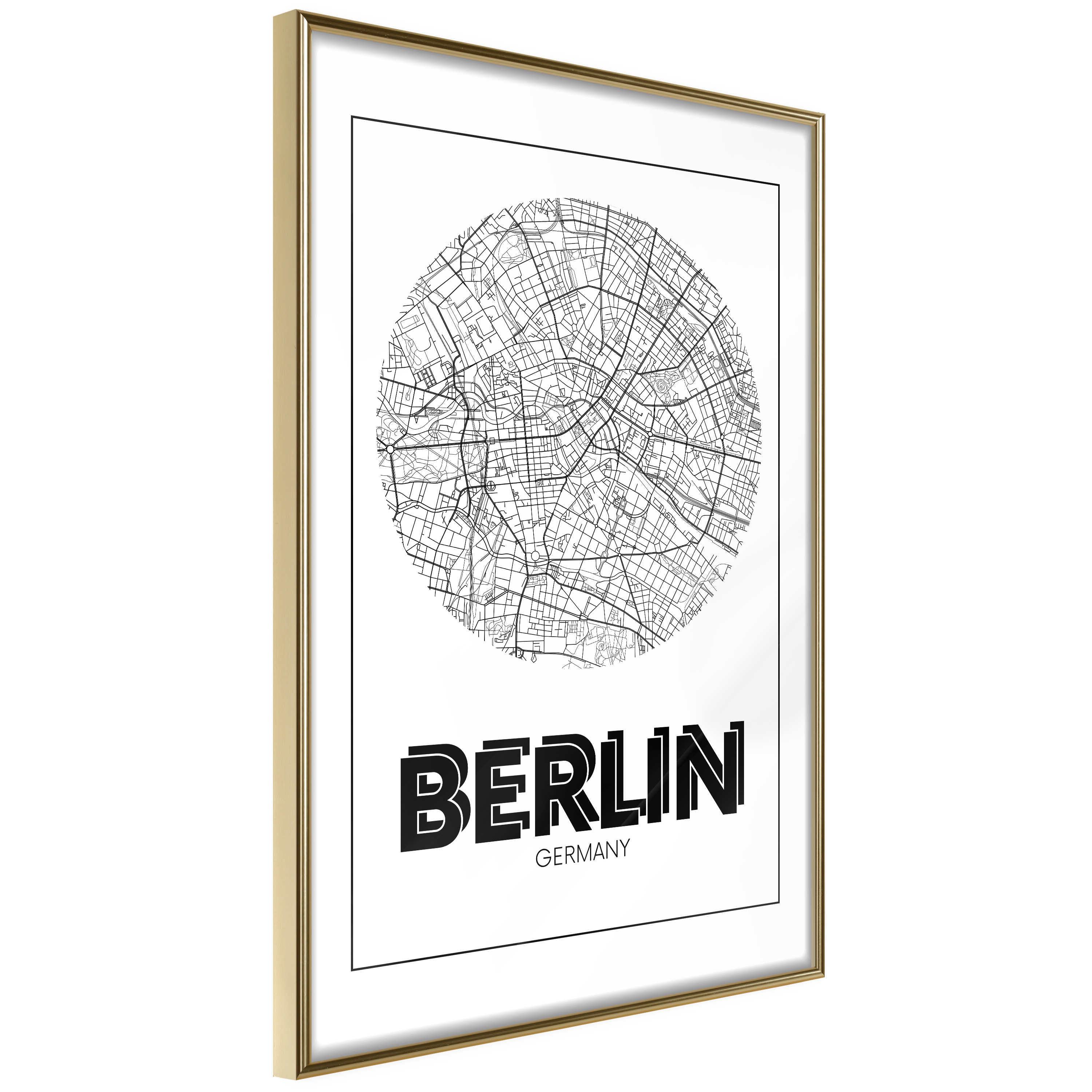 Poster Artgeist Affisch Retro Berlin
