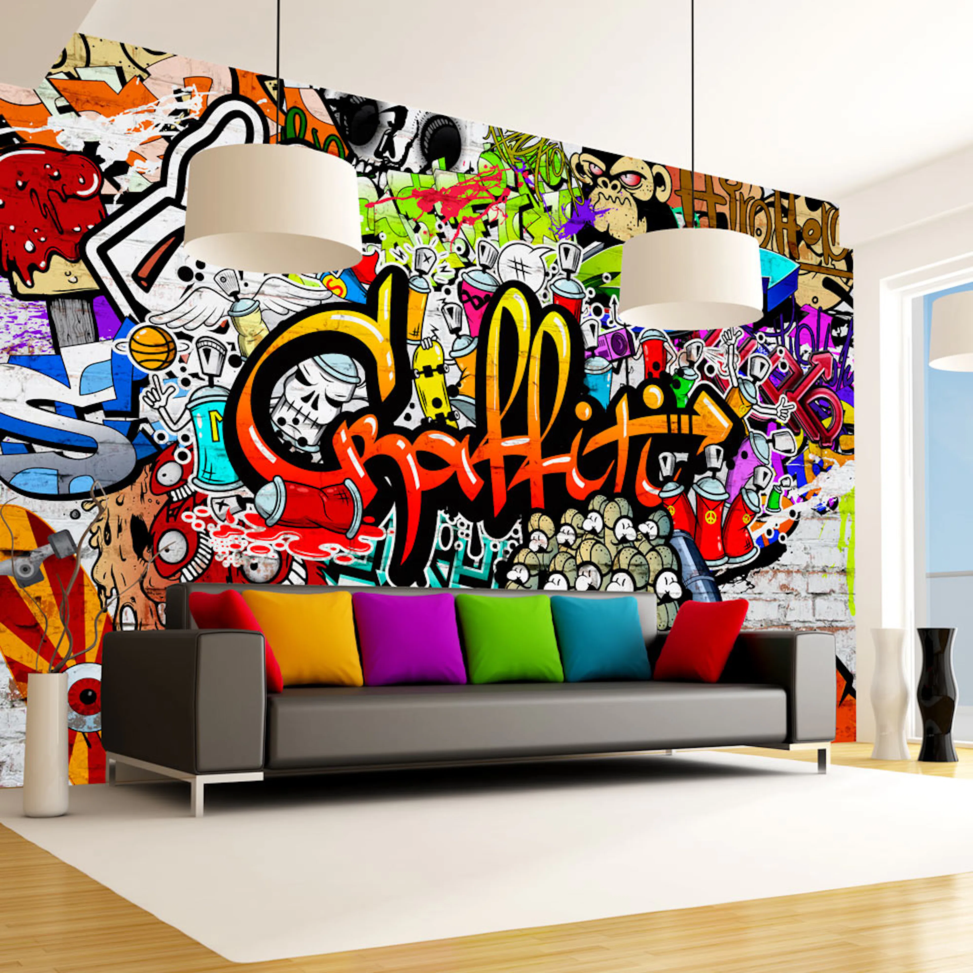 Fototapet Arkiio Colorful Graffiti