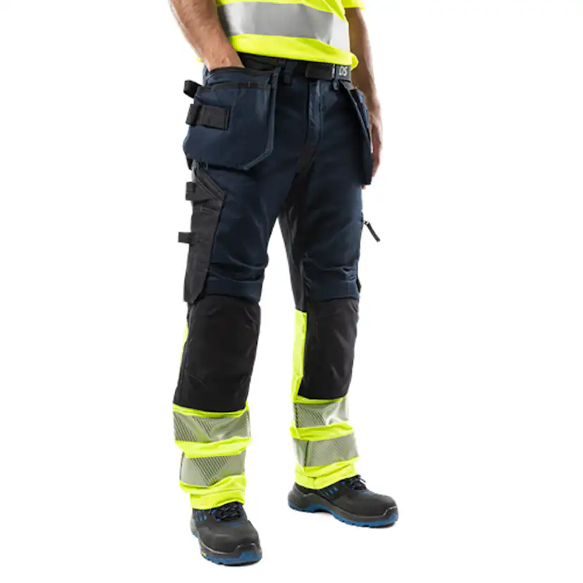Varsel Hantverkarbyxa Fristads Alnaryd Stretch 2906 GWM, klass 1