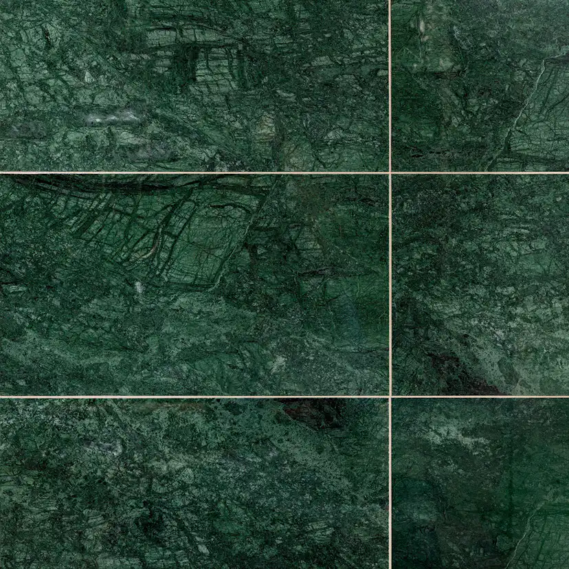 Marmor Arredo Verde Guatemala Grön Polerad 30x60 cm