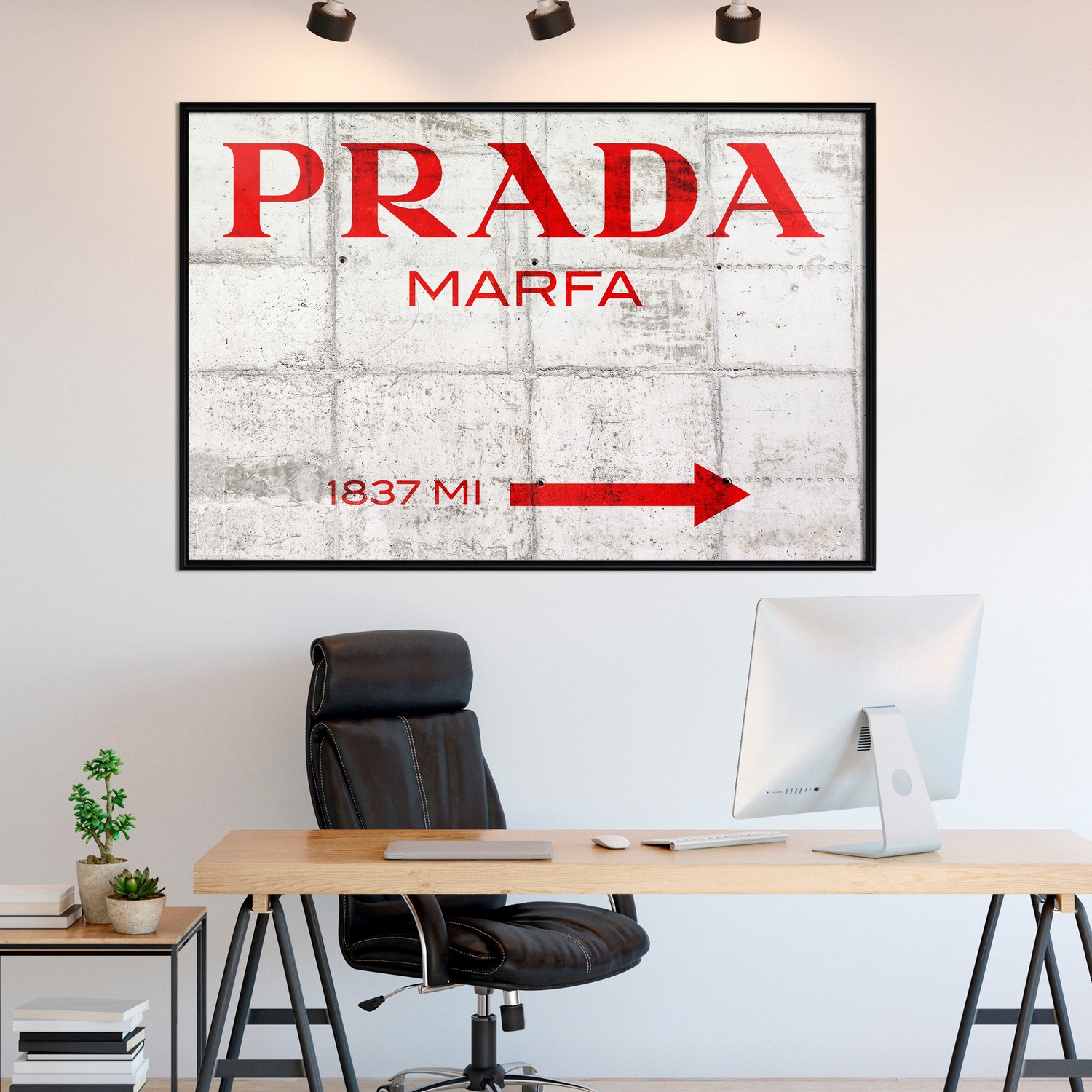 Poster Artgeist Affisch Prada Concrete