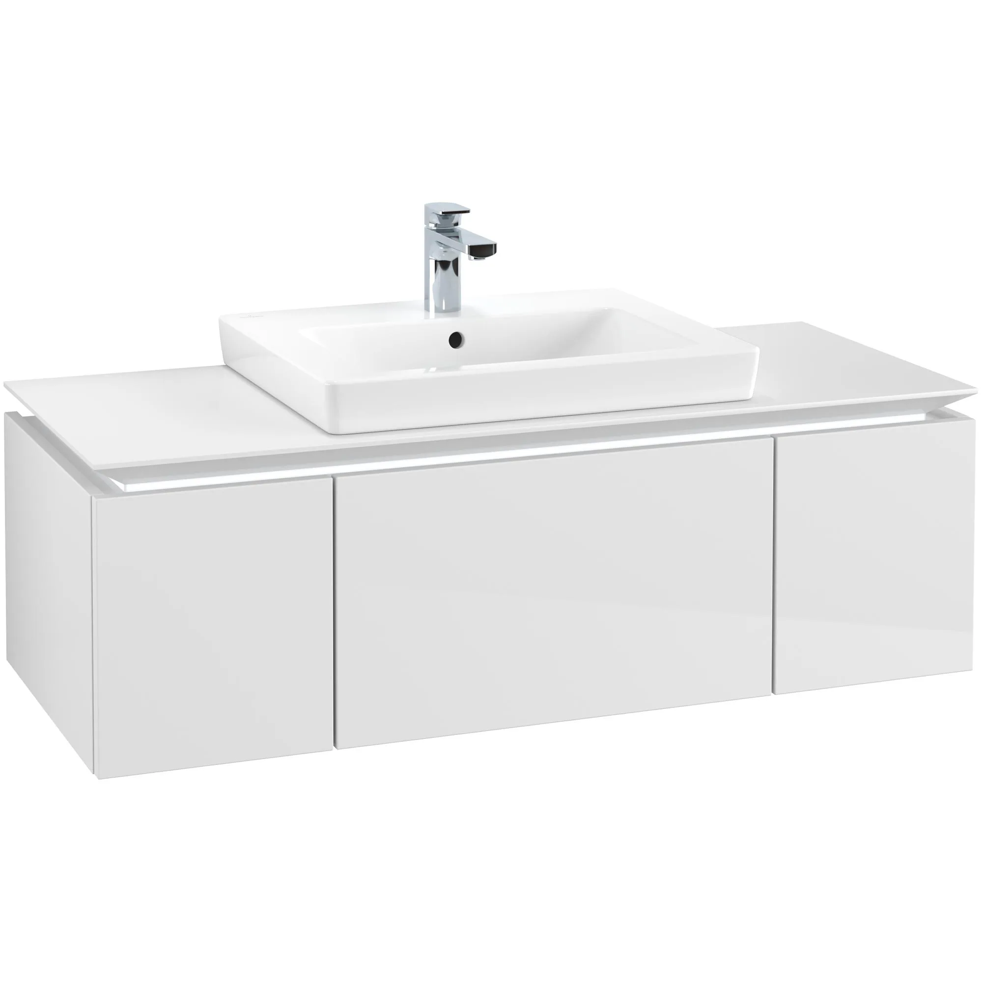 Tvättställsskåp Villeroy & Boch Legato Kompakt med 3 Lådor för Tvättställ