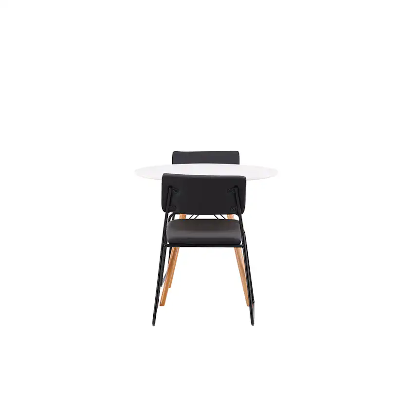 Matgrupp Venture Home Danburi Ø 60 cm med 2 Kenth Stolar