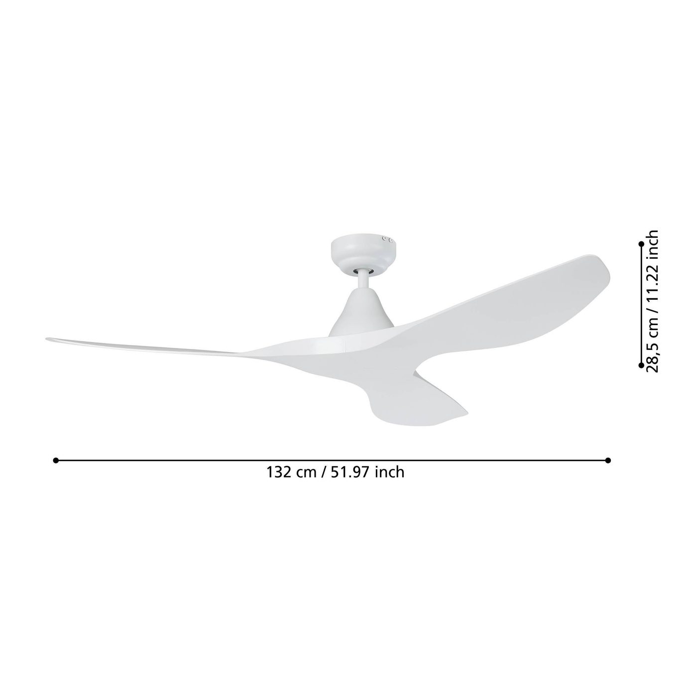 VENTILATOR DC Ø1320 WEISS Vit