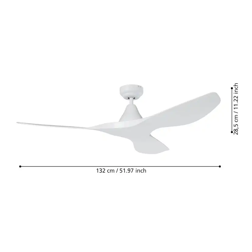 VENTILATOR DC Ø1320 WEISS Vit