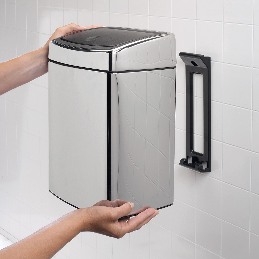 Touch Bin® 10 Ltr Blank Stål Färg: Blank Stål