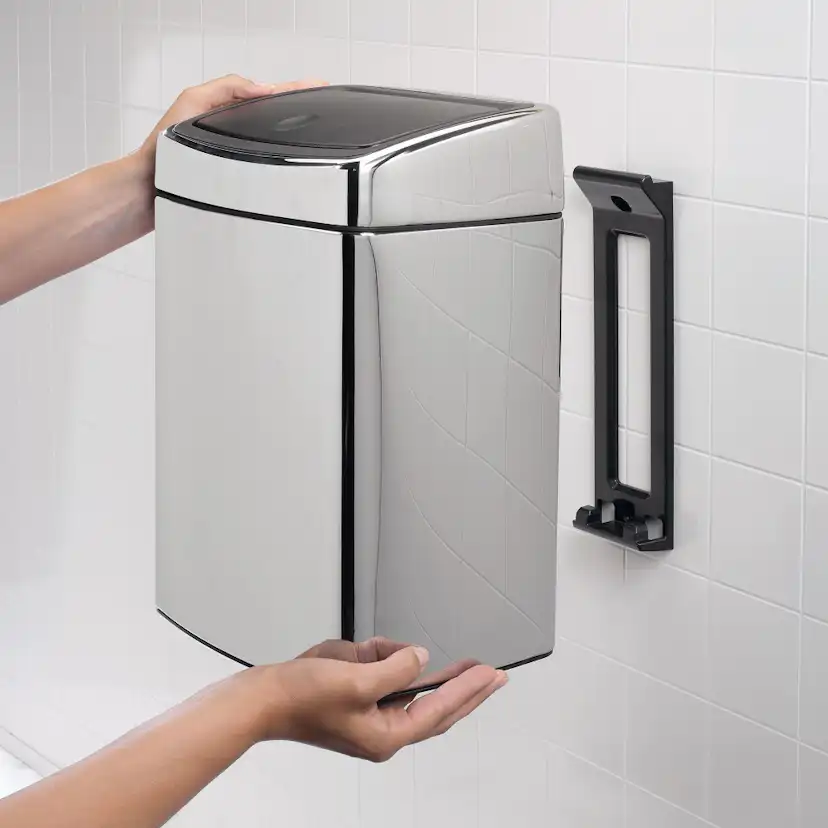 Touch Bin® 10 Ltr Blank Stål Färg: Blank Stål
