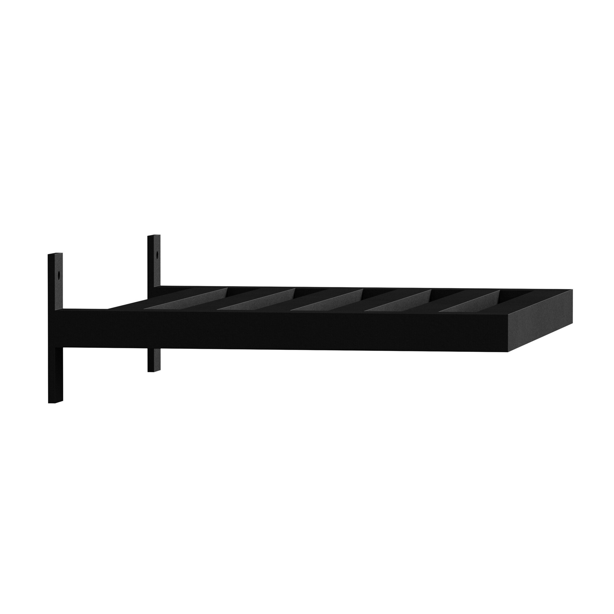 Vägghylla Venture Home Caen Svart Järn 35x10,5x30 cm