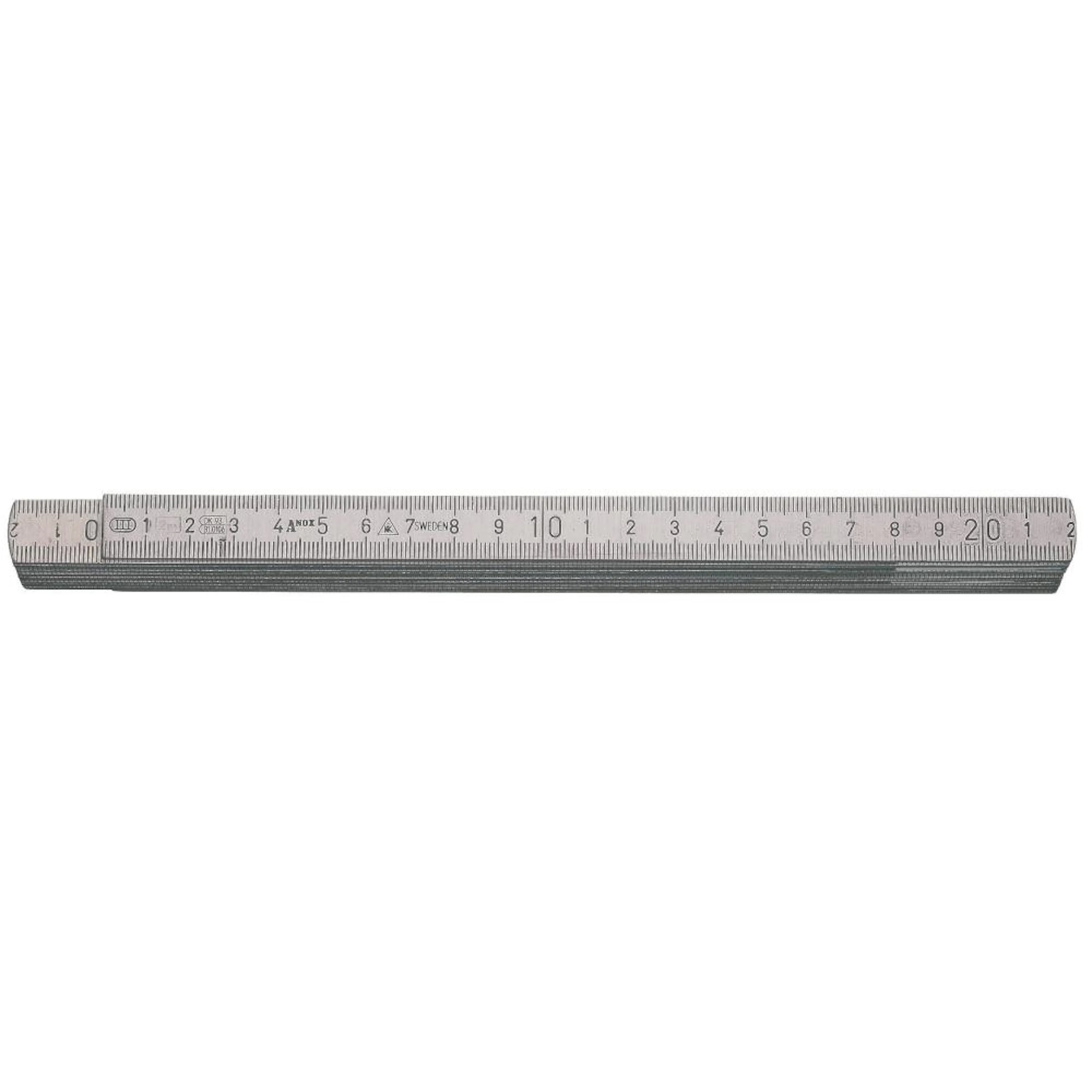 Meterstock Hultafors 2m A59-2-10 Alum