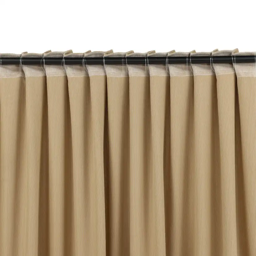 Elma Curtain Manchester - 2-pack - Brown - 140*240 Brun