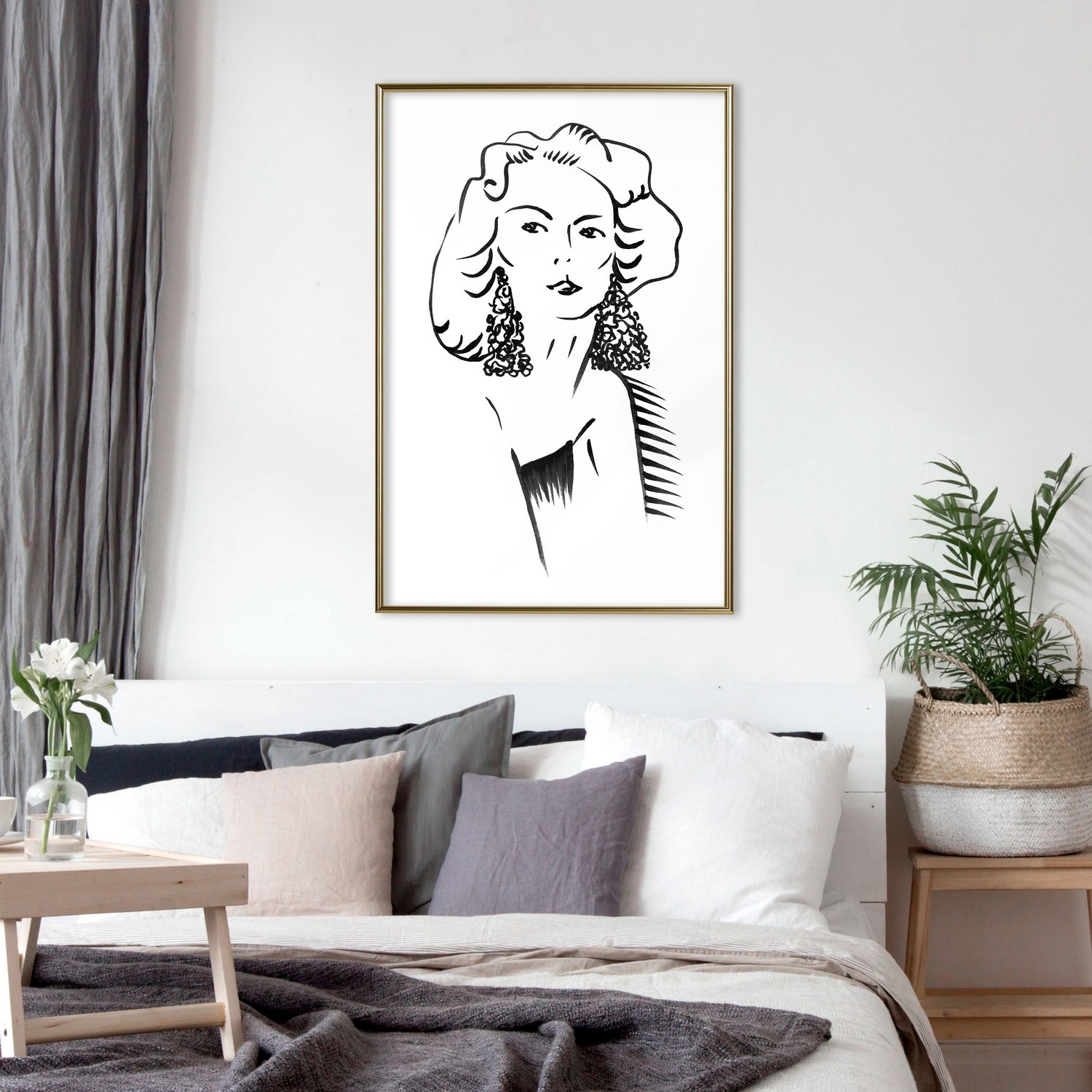 Poster Artgeist Affisch Romantic Blonde