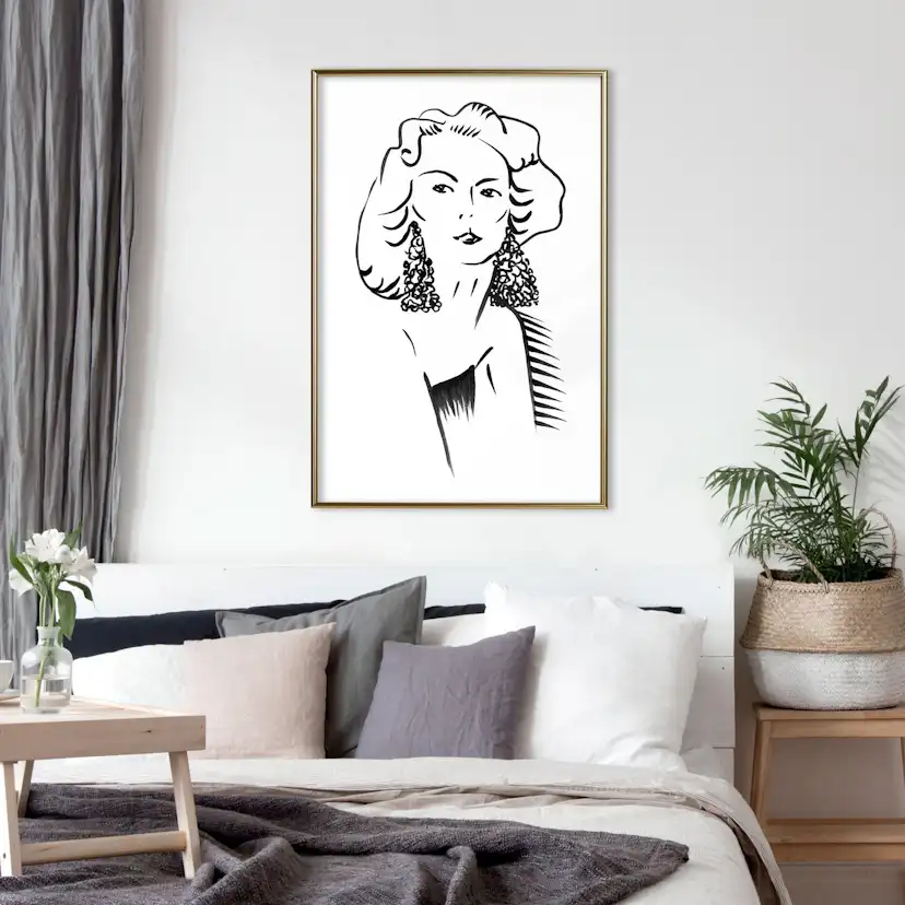 Poster Artgeist Affisch Romantic Blonde