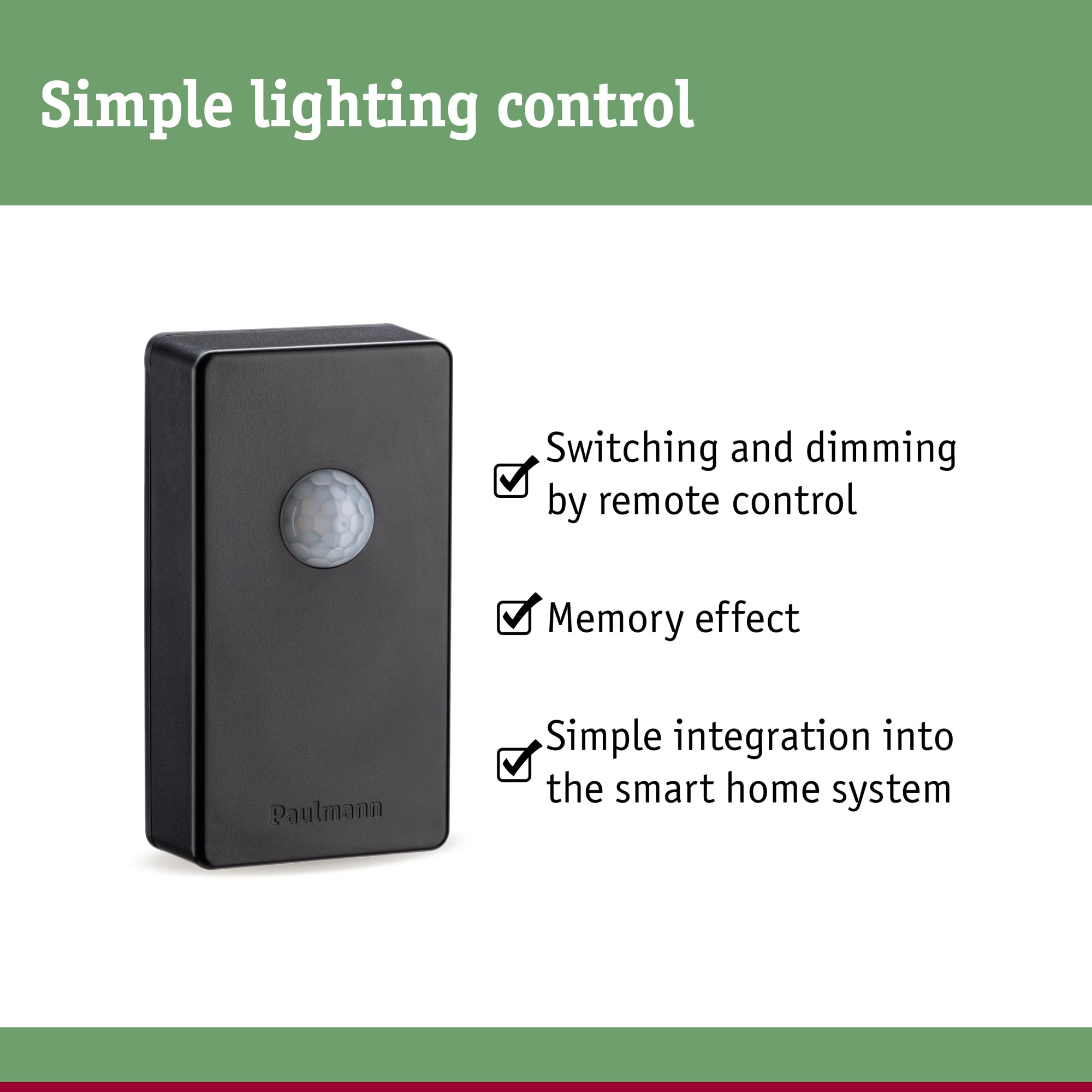 Sensor Paulmann Plug & Shine Skymningssensor Smart Home Zigbee 3.0 Twilight