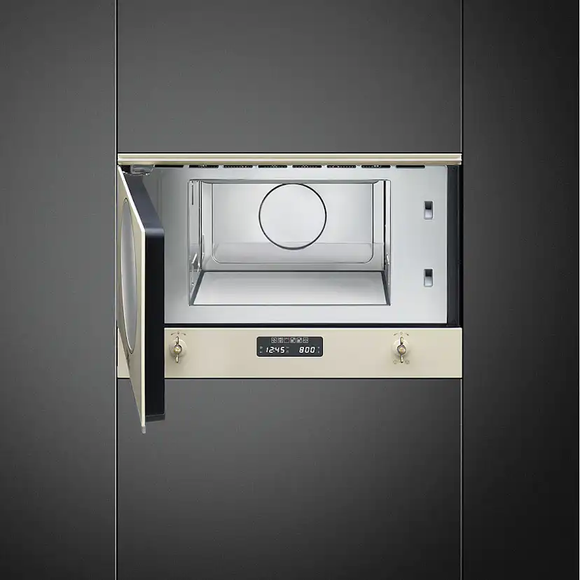 Smeg MP822PO inbyggd mikrovågsugn Creme