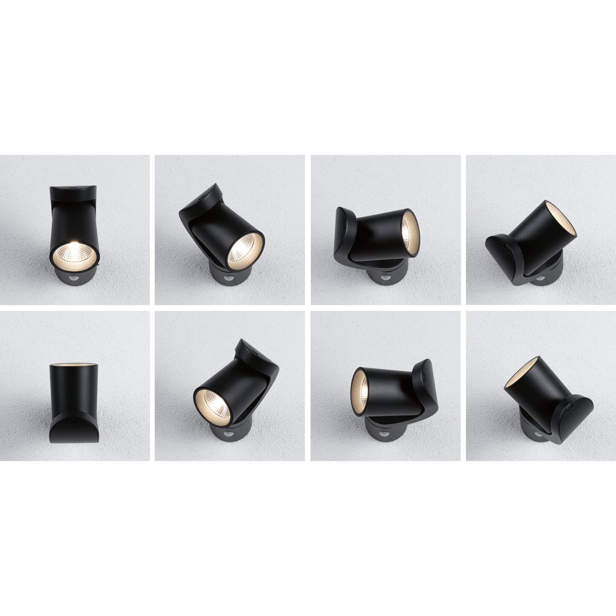 Fasadbelysning LED Paulmann Cuff med Skymningsstyrd rörelsedetektor IP44 230V