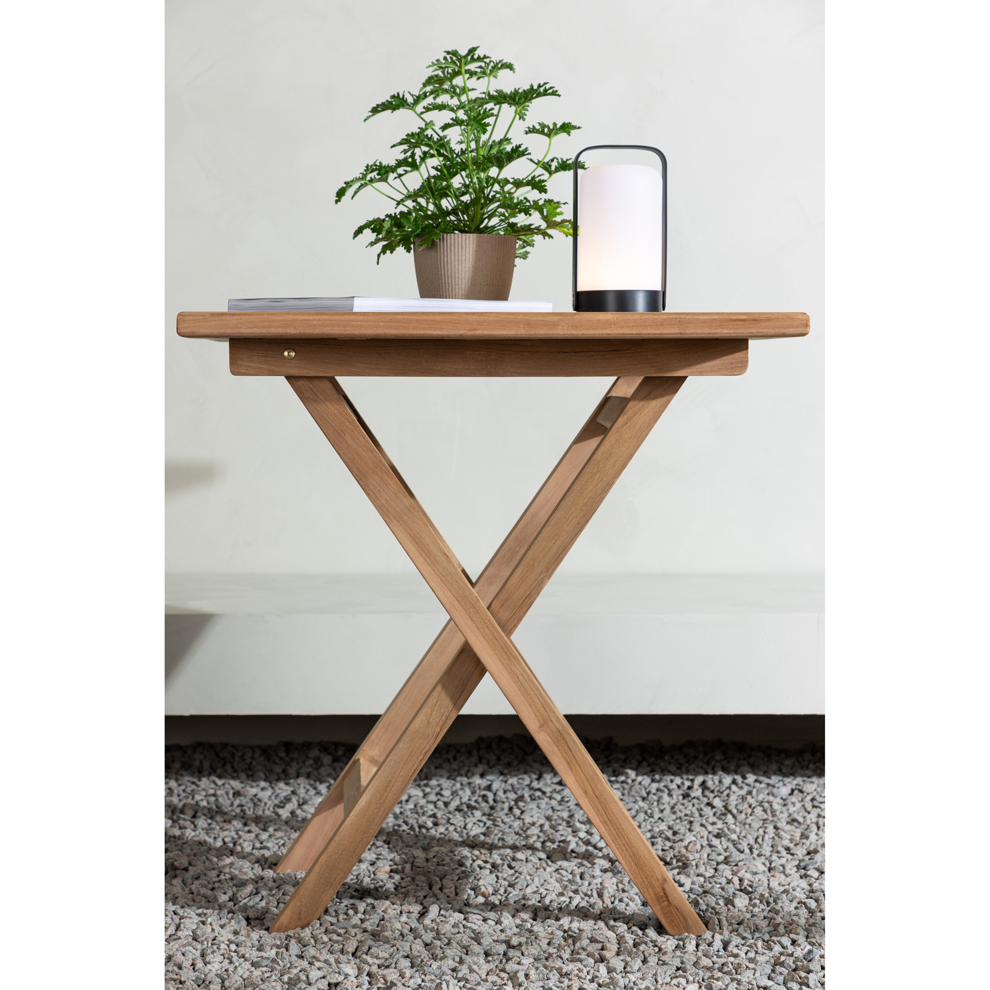 Cafébord Venture Home Kenya Teak Fällbart 70x70