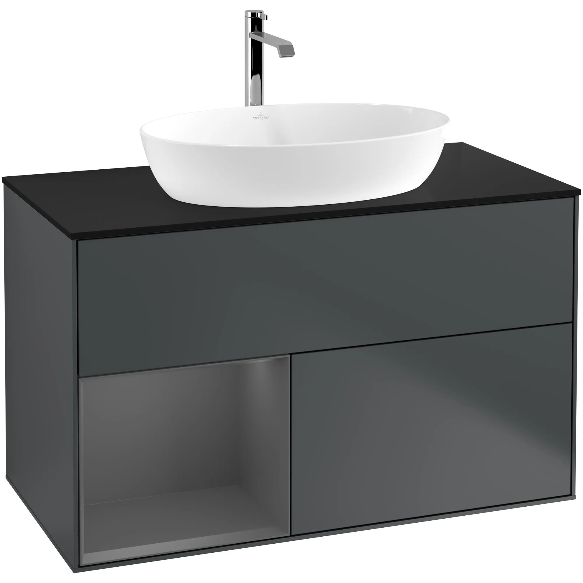 Tvättställsskåp Villeroy & Boch Finion med 2 Lådor Hylla och Bänkskiva för Fristående Tvättställ från Artis & Collaro