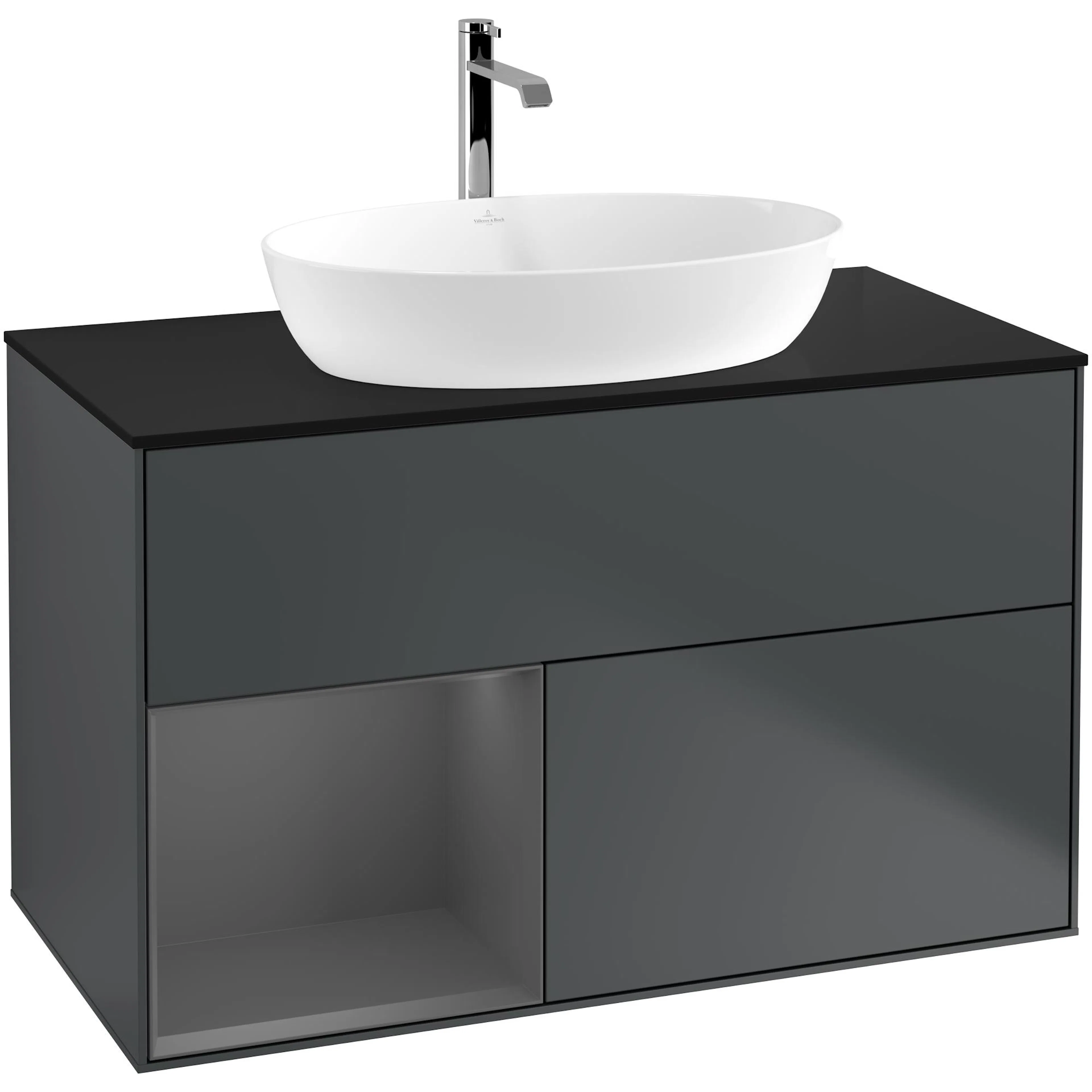 Tvättställsskåp Villeroy & Boch Finion med 2 Lådor Hylla och Bänkskiva för Fristående Tvättställ från Artis & Collaro