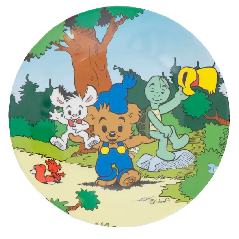 Barntallrik Rätt Start Bamse Flat Vänner