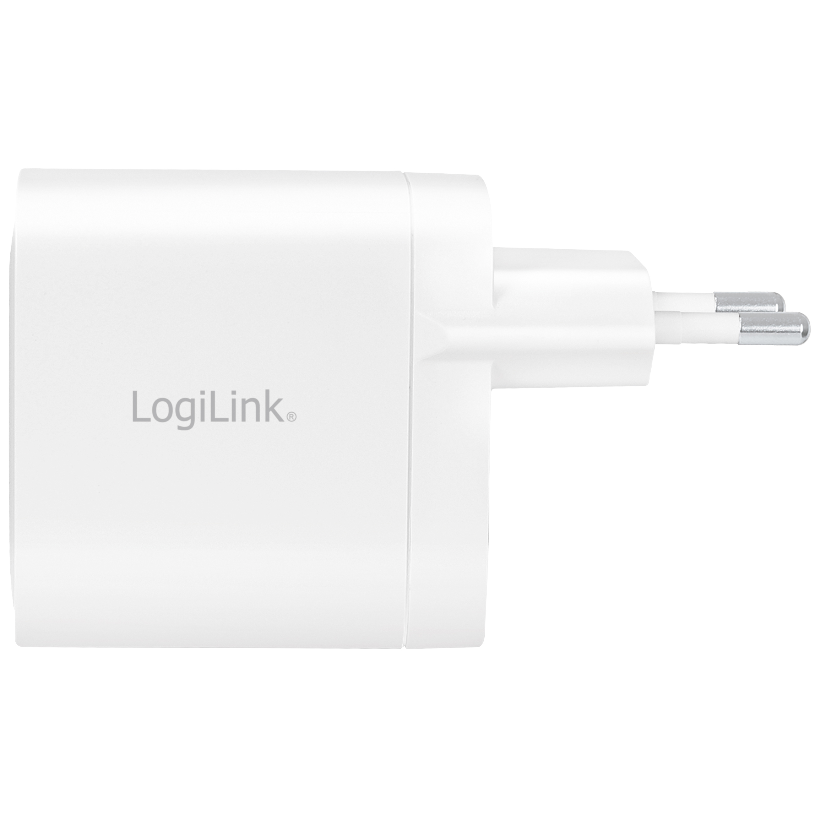 USB-laddare LogiLink 2 x USB-C PD 65W GaN