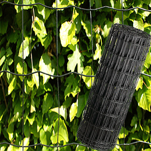 Trädgårdsstängsel NSH Maskstorlek 5 x 10 cm Svart