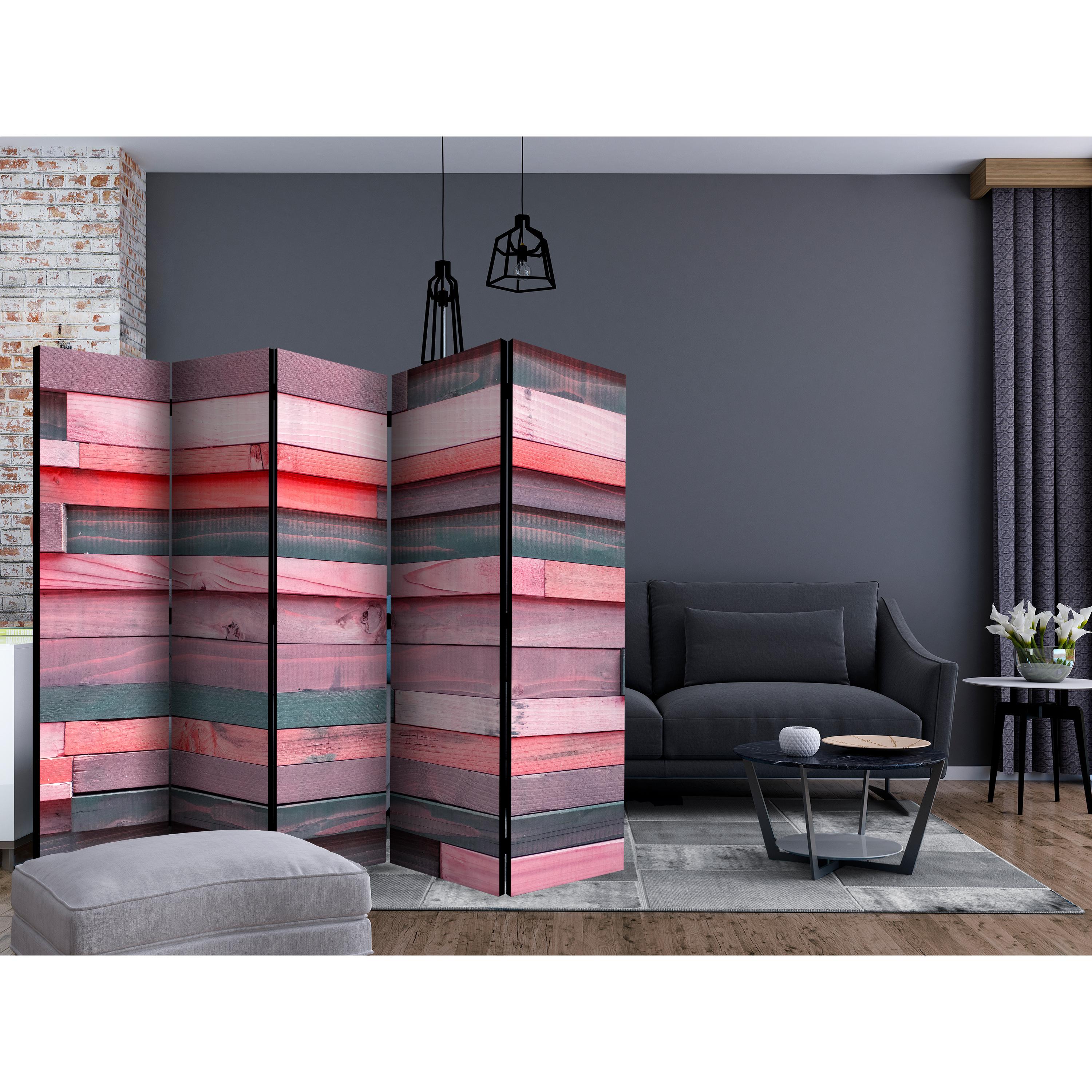 Rumsavdelare Skärmvägg Arkiio Pink Manor II 225x172 cm