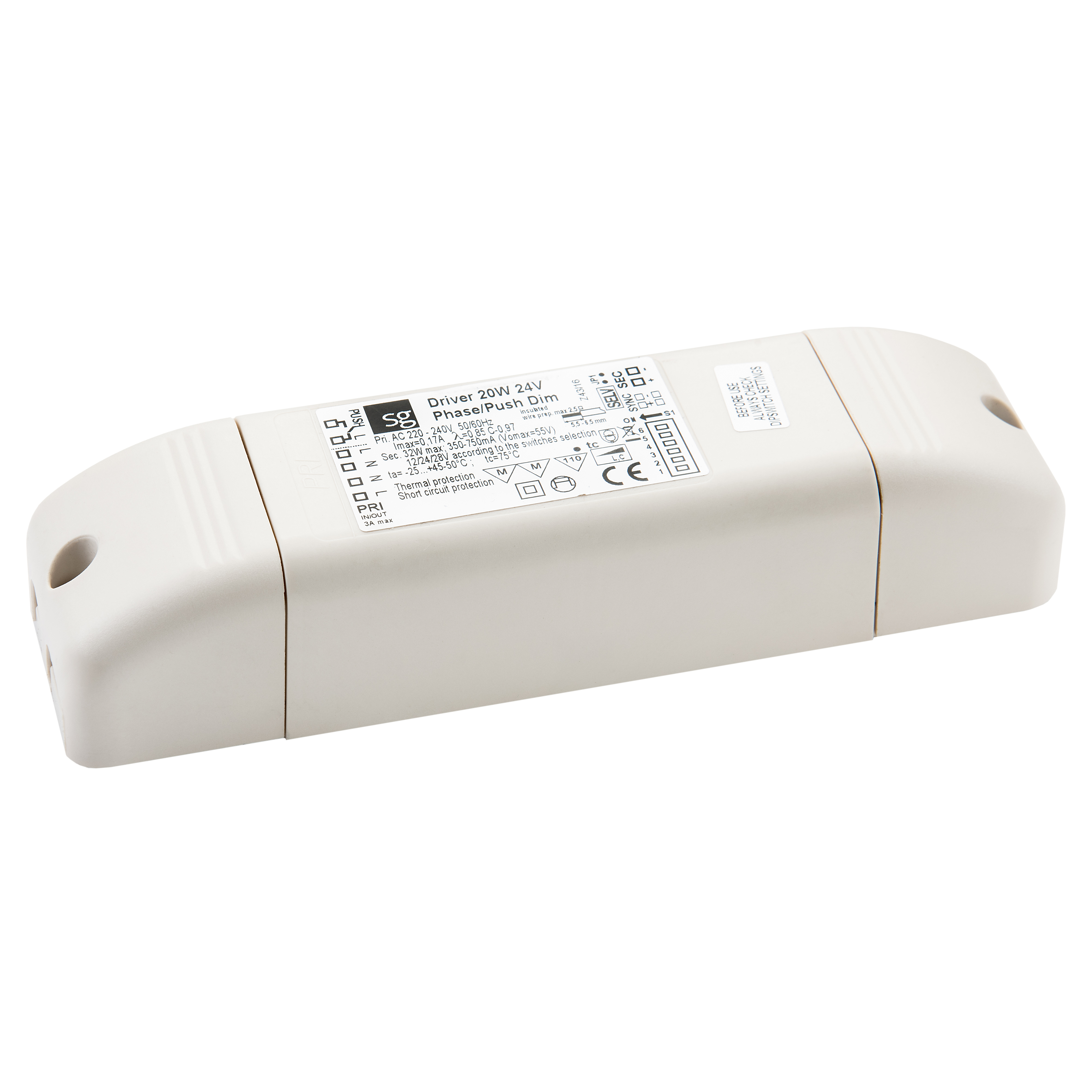 Driver SG ARMATUREN 17W 350Ma Dc Bak/Push