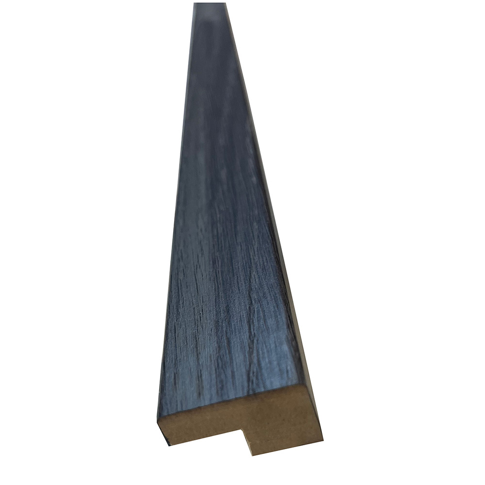 Avslutningslist Harmoni SVART EK fasad 2590x31x20 Svart Ek