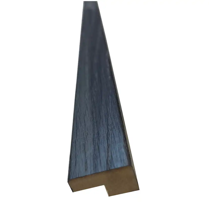 Avslutningslist Harmoni SVART EK fasad 2590x31x20 Svart Ek