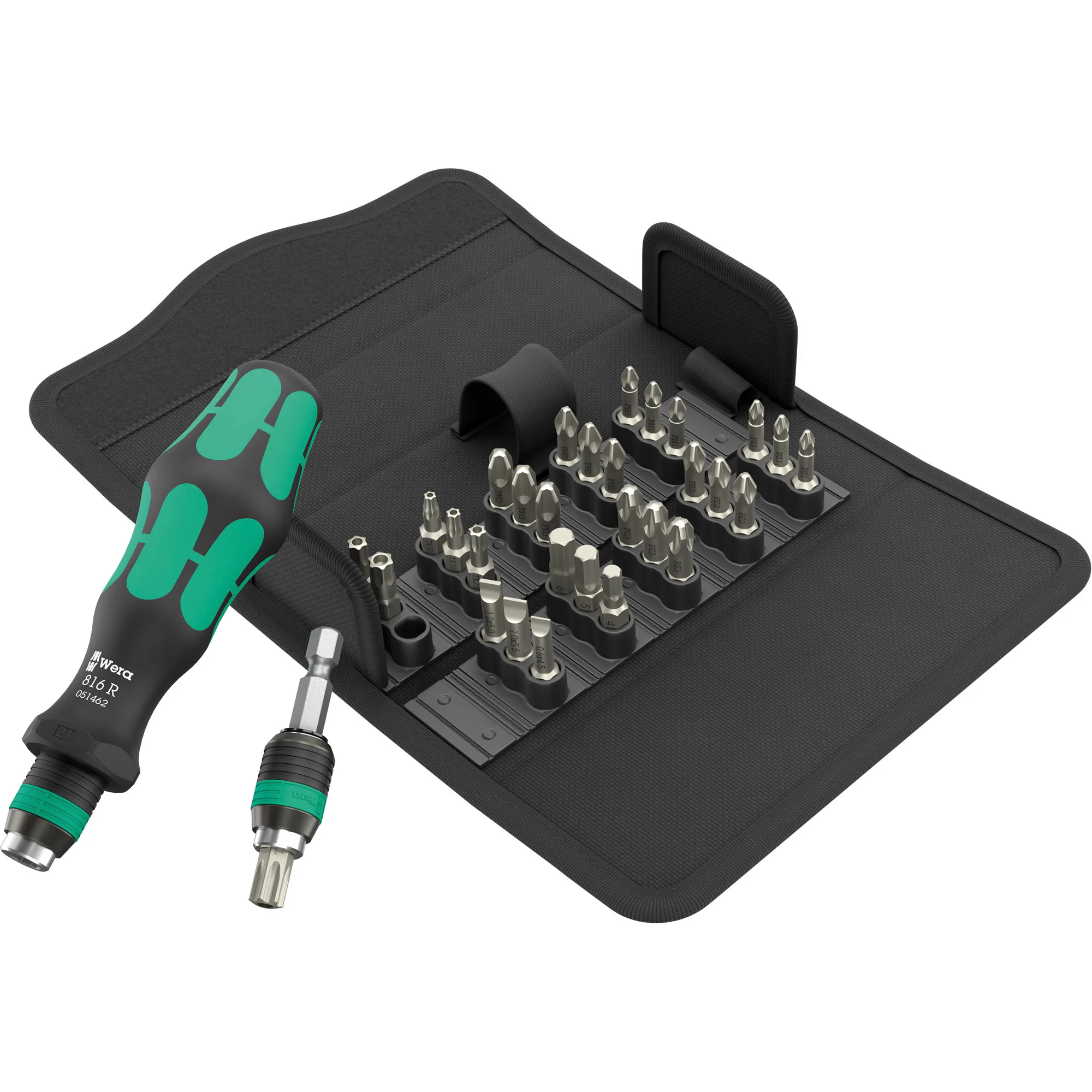Bitskassett Wera Kraftform Kompakt 70 Universal 32 Delar