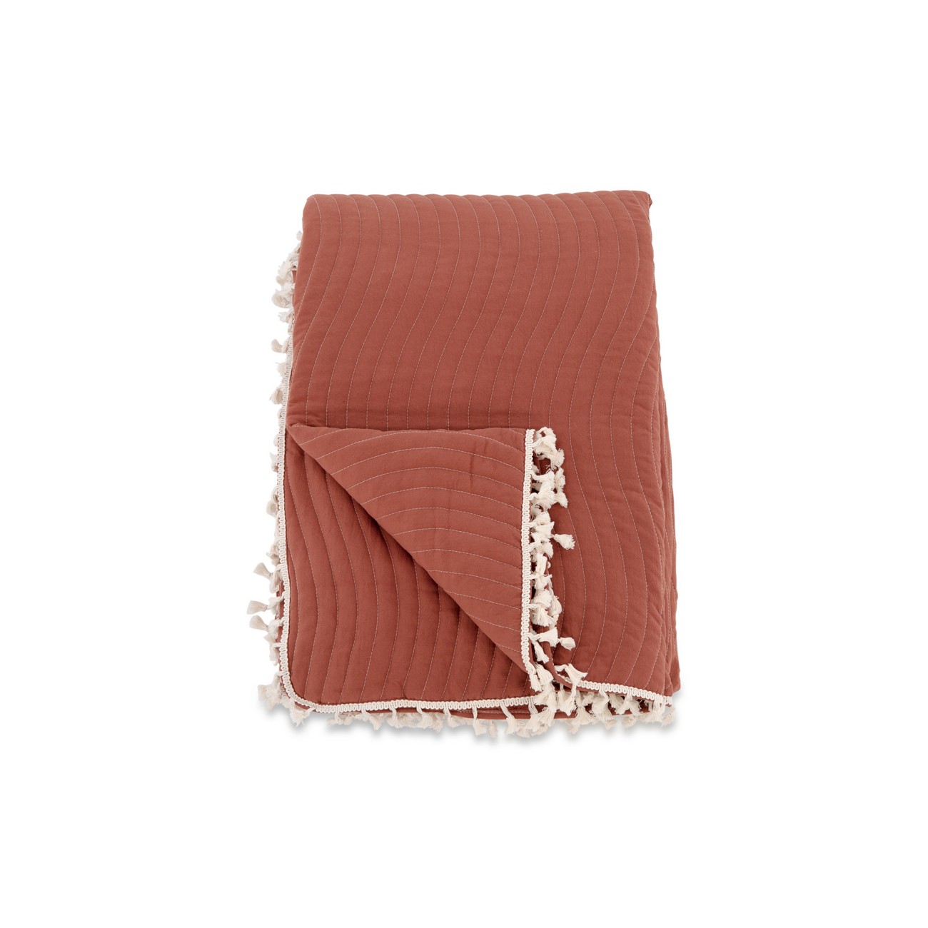 Lias Bedspread Microfiber - Roasty / - 260*260 Rost, Mått: 260x260 cm
